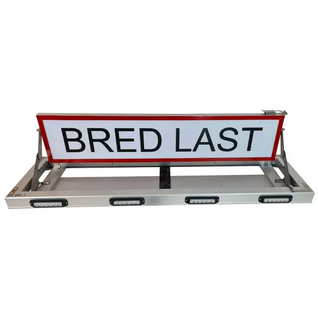 LUMARY varsellysbjelke 1159 mm med lysskilt «Bred Last» 