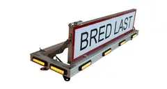 LUMARY varsellysbjelke 1159 mm med lysskilt «Bred Last»