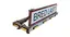 LUMARY varsellysbjelke 1159 mm med lysskilt «Bred Last»