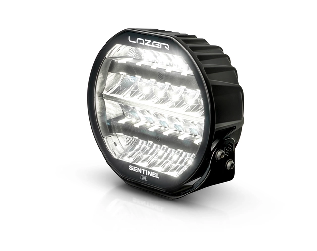 LAZER SENTINEL 9" ELITE+ PL2 fjernlys med hvitt og gult lys, og parklys 