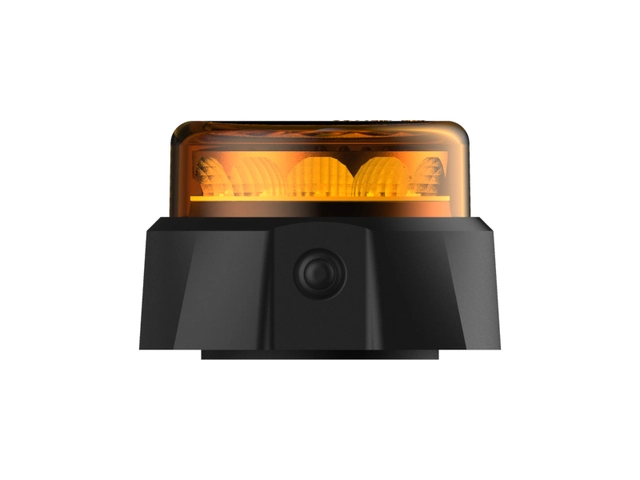 911 SIGNAL Beacon magnet,batteri Oransje 10-33V, Fjernkontroll, USB-C, IP68 