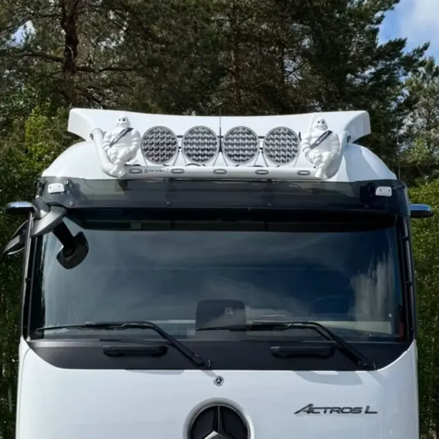 RST Basic V02 takbøyle m/4 9"-fester f/Mercedes-Benz Actros 2,5m StreamSpace 