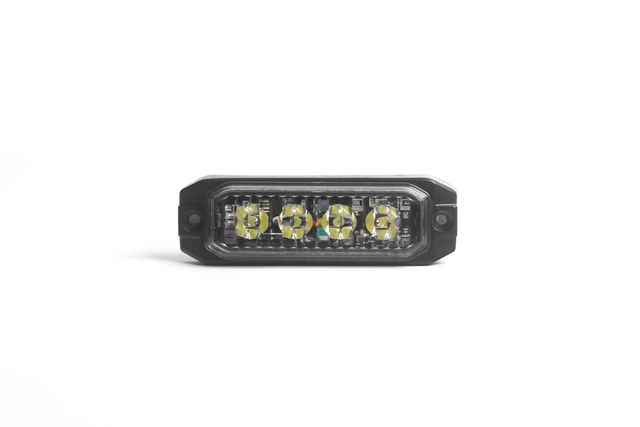 RAW STORM 4 varsellys 101mm 12-24V, m/ 2m ADR kabel, ECE R65 Oransje 