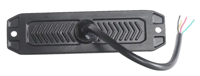 RAW STORM 6 LED varsellys 119mm 12-24V, m/ 2m ADR kabel, ECE R65 Oransje 