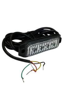 RAW STORM 4 varsellys 101mm 12-24V, m/ 2m ADR kabel, ECE R65 Oransje