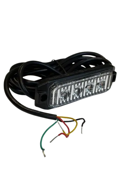 RAW STORM 4 varsellys 101mm 12-24V, m/ 2m ADR kabel, ECE R65 Oransje 