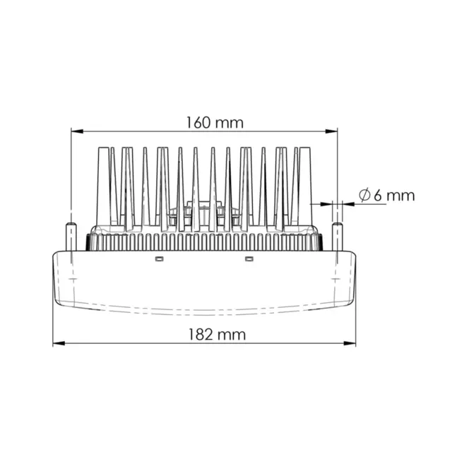 TYRI hovedlys LED venstre 12V 