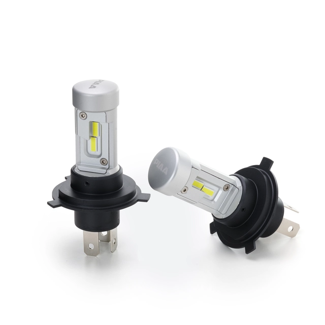 PIAA H4 LED ombygningskit m/ integr. CAN-bus motst. 6000K, 12/24V 