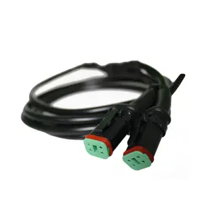 DT 4-pol splitt 2 stk. hann 2 meter