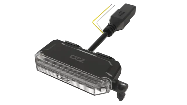 OZZ WL2 Varsellys LED m/rødt pos.lys 