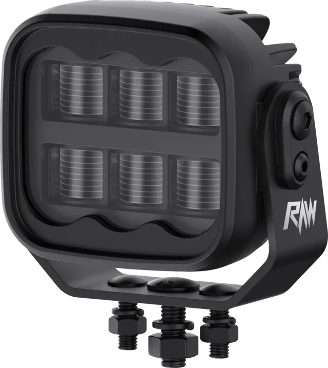 RAW NOVO PRO arbeidslys No-Glare 60W 5600 lm, 106mm  flood assymetric 