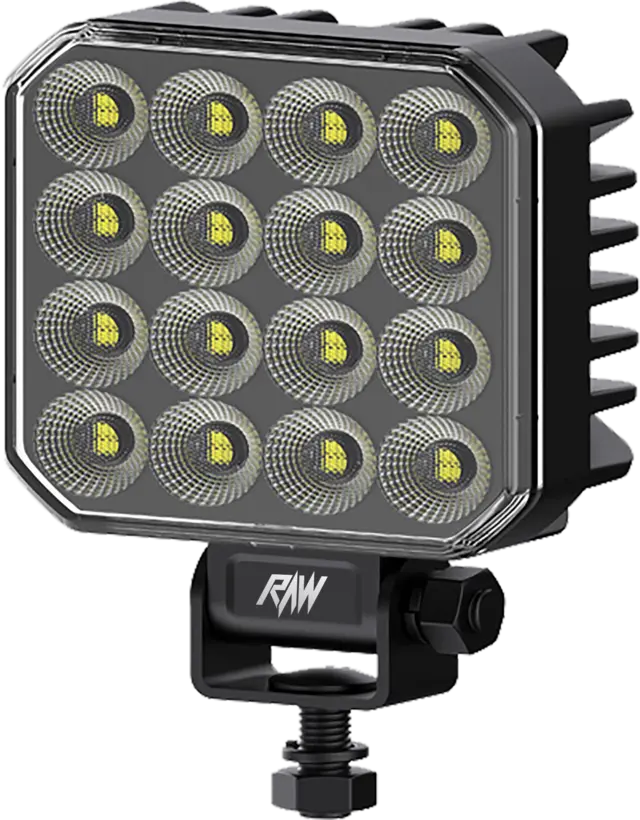 RAW NOVO arbeidslys flood 96W 9600 lm, 110mm 