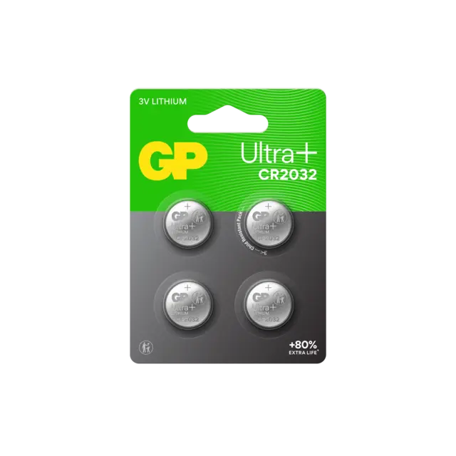 Batteri GP Lithium CR2032 3V 4 pk 