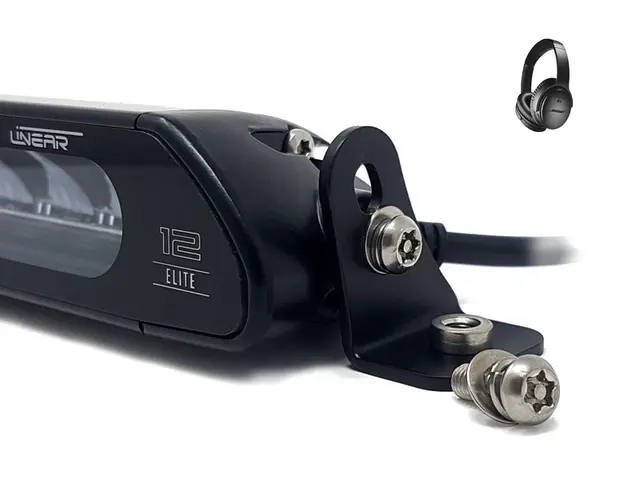 Fjernlyspakke med LAZER Linear12 Elite, brakett og ledningsnett 