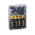 AQIILA Oppladbare AA Lithiumbatterier USB-C, 1,5V 4 pk