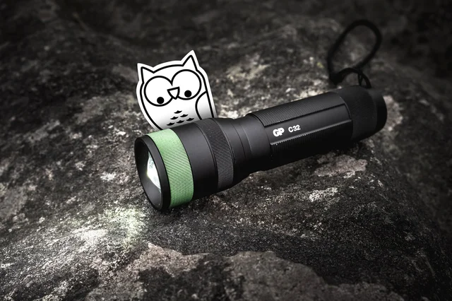GP Discovery C32 lommelykt 300 lumen, LED 