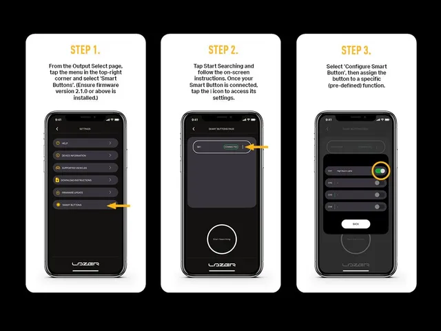 LAZER SMART BUTTON kompatibel med LAZER CANNY 