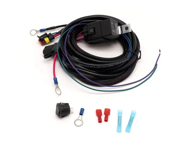 LAZER kabelsett 3-pin 12V f/ 1 lampe med bryter 