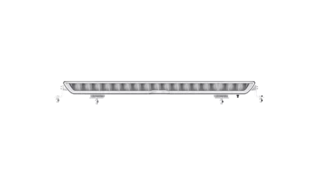Fjernlyspakke med OZZ XB1 P27" (hvit) for Volvo FH Aero 