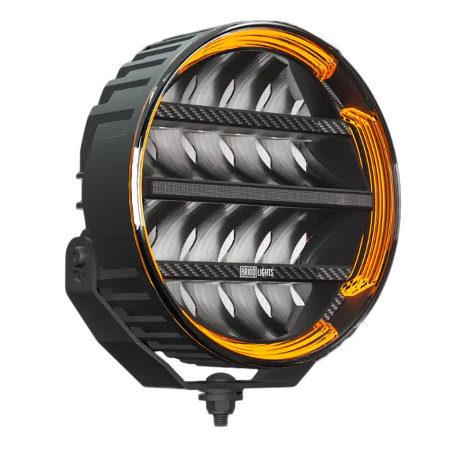 BRIODLIGHTS OLYMPUS 2.0 fjernlys 9" m/varsellys, 18000 lumen 