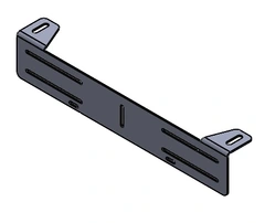 Skiltbrakett for 2 lamper, til biler med frontradar