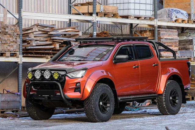 MISUTONIDA Frontbøyle Isuzu D-MAX 21- Super Bar Ø76 sort 