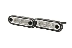 HELLA Posisjonslampe rød LED 12/24V 0,5m kabel