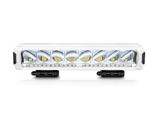 LAZER TR1000 LED-bar fjernl. m/varsellys 410mm, 8 LED, hvit utgave