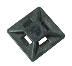 Buntebåndfeste 3,6mm 19x19mm sort