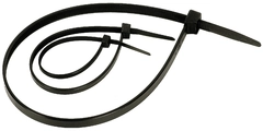 Buntebånd sort 370x7,6mm