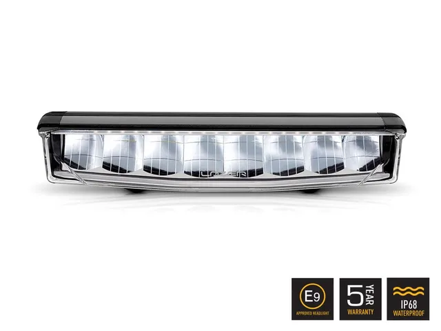 LAZER AIR-55 Fjernlys LED-bar m/parklys og varsellys, 8 LED, 411mm 