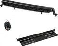 Fjernlyspakke med OZZ XB1 20" (sort), brakett og ledningsnett