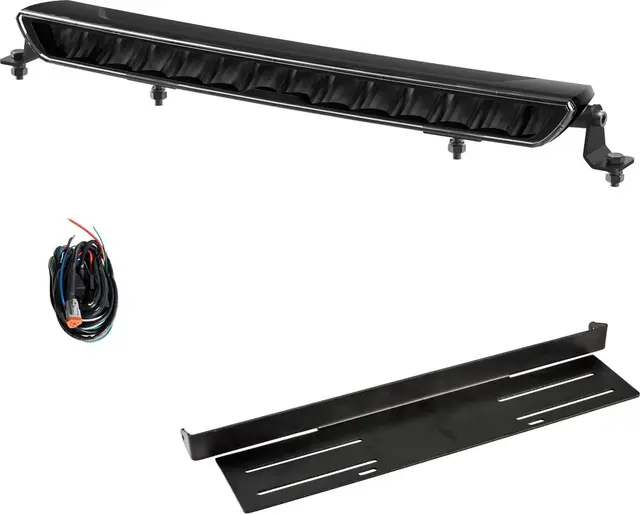 Fjernlyspakke med OZZ XB1 20" (sort), brakett og ledningsnett 