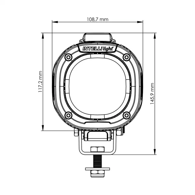 TYRI Intellilight LED arbeidslys Asymetrisk 