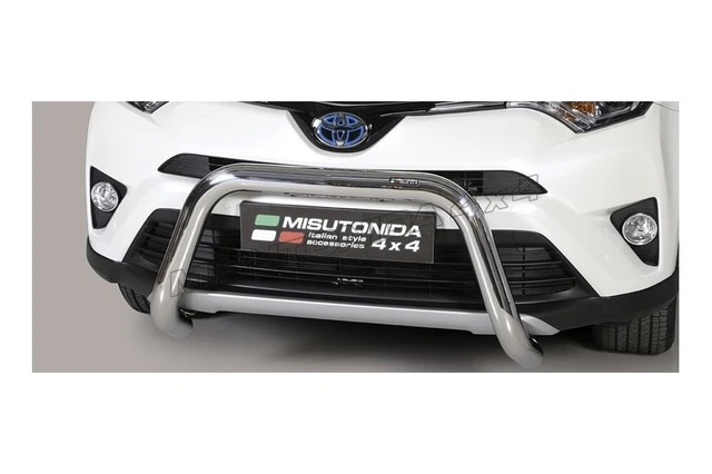MISUTONIDA Frontbøyle Toyota RAV4 16- Hybrid Super Bar Ø76 krom 