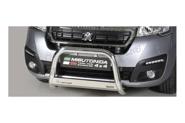 MISUTONIDA Frontbøyle Peugeot Partner 16- medium Ø63 krom 