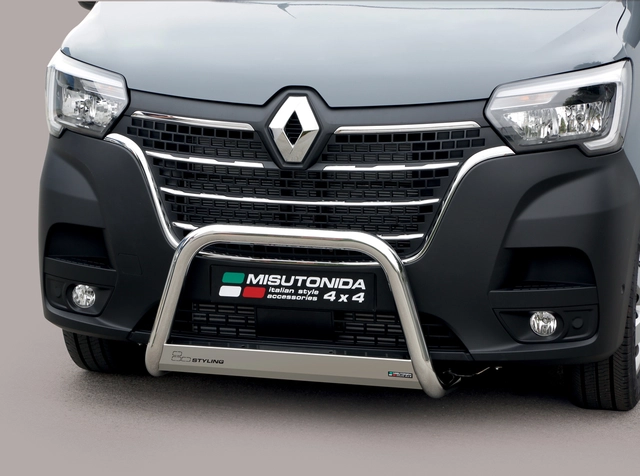 MISUTONIDA Frontbøyle Renault Master 19- Nissan Interstar 22- medium Ø63 krom 