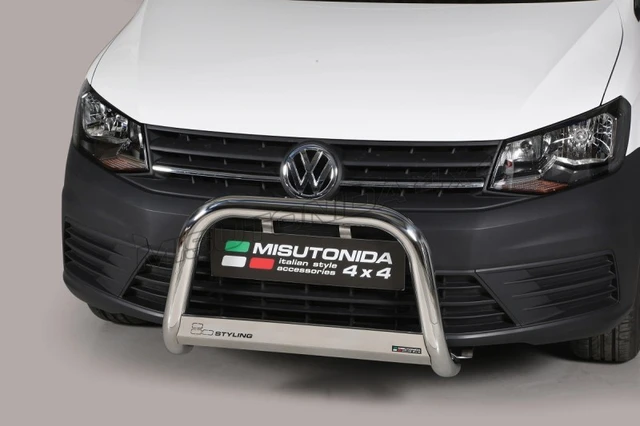 MISUTONIDA Frontbøyle VW Caddy 15- medium Ø63 krom, passer ikke Alltrack 