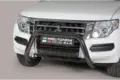 MISUTONIDA Frontbøyle Mitsubishi Pajero 15- Super Bar Ø76 sort 5-dørs