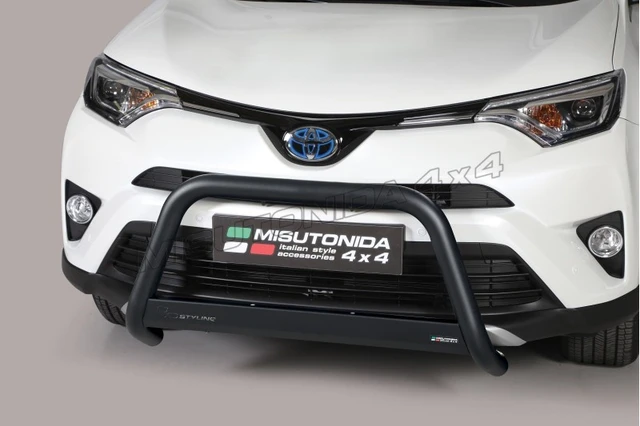 MISUTONIDA Frontbøyle Toyota RAV4 16- Hybr. med. Ø63 (kamera og p.sens.) sort 