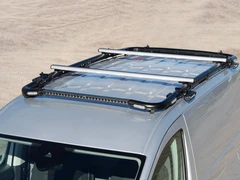 QPAX T-Rack Maxi takbøyle VW Caddy Cargo Maxi HB 2970mm 21- delt fremre SØLV