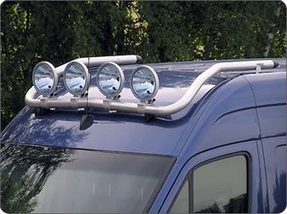 QPAX T-Rack fremre takbøyle VW Crafter H2 07-16 SØLV 