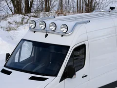 QPAX T-Rack fremre takbøyle Mercedes Sprinter H2 07- SØLV