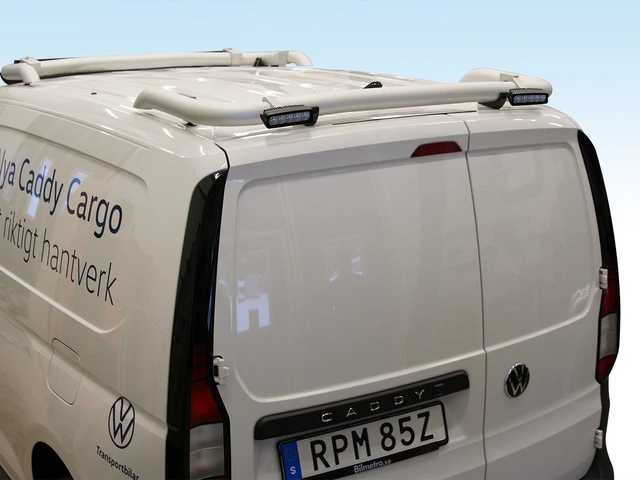 QPAX T-Rack bakre takbøyle VW Caddy Cargo 21- SØLV 