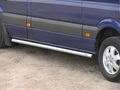 QPAX S-Bar kanalrør MAN TGE / VW Crafter L3 17- akselavst. 3640mm SØLV
