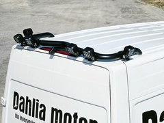 QPAX T-Rack bakre takbøyle MAN TGE / VW Crafter H3 17- m/takmontert kamera SØLV