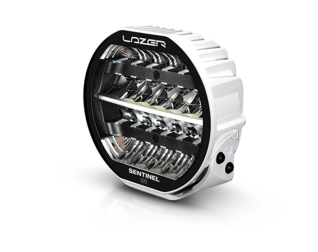 LAZER Sentinel 9" Elite PL2 Hvit Fjernlys m/parklys 