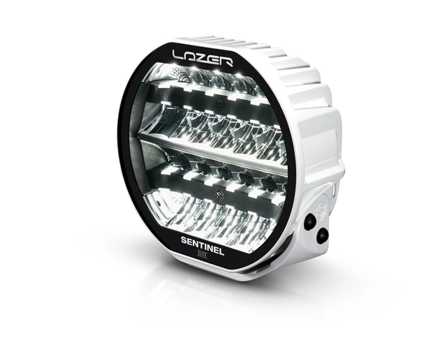 LAZER Sentinel 9" Elite PL2 Hvit Fjernlys m/parklys 