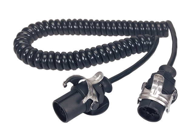 Spiralkabel 15-pol m/2 støpsler -6615402 