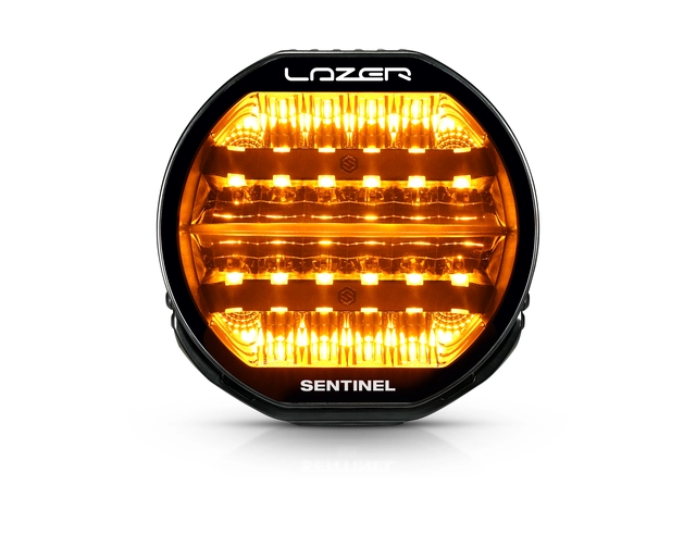LAZER Sentinel 9" Highline PL2 sort Fjernlys m/parklys 